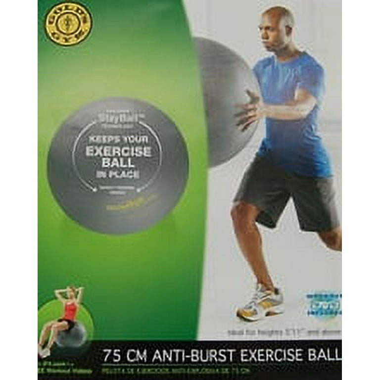 Gold's gym stay ball 75cm hotsell