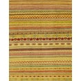 thumbnail image 1 of Ahgly Company Indoor Rectangle Abstract Yellow Oriental Area Rugs, 7' x 10', 1 of 6