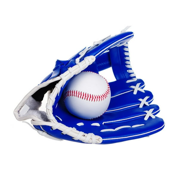 SHOWERORO Baseball Gloves For Children 10.5 Inch Infield Pitcher Glove Thicken Blue Pu Pvc Sports Training Gloves