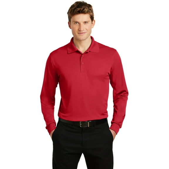 Sport-Tek ® Long Sleeve Micropique Sport-Wick ® Polo. ST657