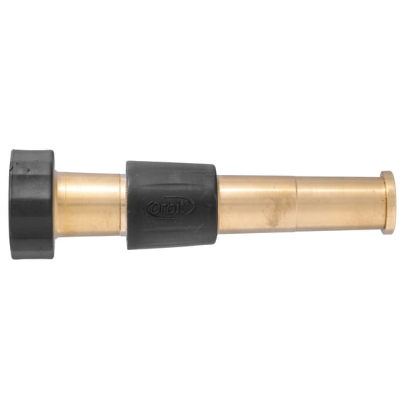 Orbit Adjustable 5" Brass Water Hose Spraying Nozzle - Jet Spray Nozzles, 58237N