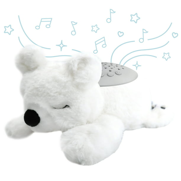 rense fredelig Mellemøsten PureBaby Sound Sleepers Portable Sound Machine & Star Projector - Plush  Sleep Aid for Baby and Toddlers with Soothing Night Light Display, 10  Lullabies, White Noise, and Heartbeat Sounds (Polar Bear) - Walmart.com