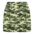 thumbnail image 4 of HomeGardon Back to School Skirts for Girls Girl Skort Fashion Camouflage Loose High Waist A-line Fake Two Piece Sports Pants Skirt Half Body Skirt, 4 of 6