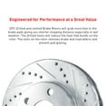thumbnail image 2 of Dynamic Friction Company Front Brake Rotors-Drilled and Slotted-Silver with 5000 Advanced Brake Pads includes Hardware 7512-53002, 2 of 3