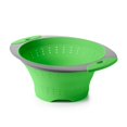 thumbnail image 1 of Colador plegable de silicona OXO de 3.5 cuartos, verde, 1 of 1