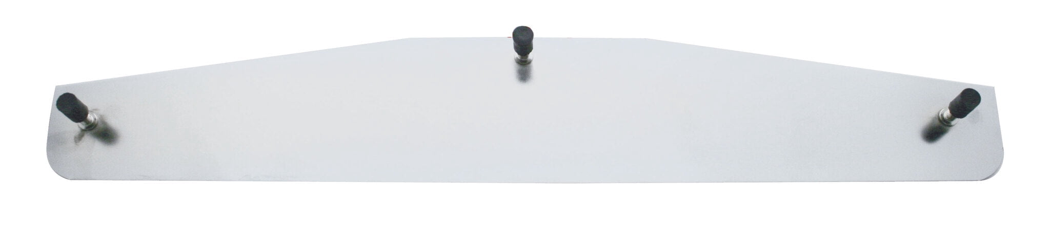 Pair of 3" X 18" Chrome Standard Bottom Mud Flap Weight Plates - Welded Stud