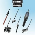 HART 40V Electric Weed Eater, 15inch Cordless String Trimmer Kit with