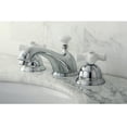 thumbnail image 4 of Kingston Brass Deux Poignée 8" à 16" Robinet de Toilette Répandu avec Laiton Pop-up, 4 of 4