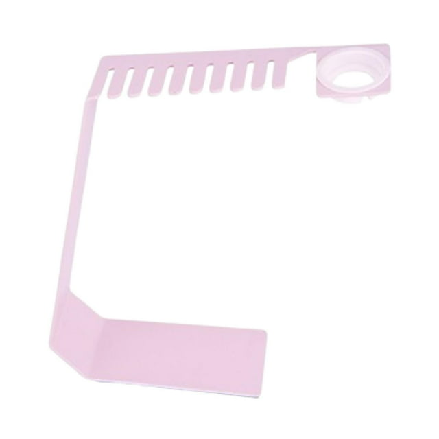 Organizador de correas de reloj de Metal, accesorios para relojes inteligentes, soporte de exhibición colgante de escritorio resistente a la oxidación Rosa