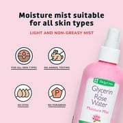 De La Cruz Glycerin & Rosewater Moisture Mist for Skin and Hair, 8 fl oz