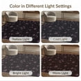 thumbnail image 7 of ODIKA 8'x10' Washable Area Rug Gothic Pointed Pink Motif Ornate Detail Purple Flower Vinyl Witchy for Dining Room, Large Office, Lounge, Non-Slip Chair-Friendly Mat, 7 of 7