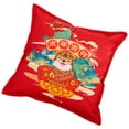 thumbnail image 4 of Fundas de almohada de Año Nuevo de estilo chino para sala de estar y dormitorio. B, 4 of 9