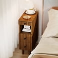 thumbnail image 4 of 3 Drawers End Table, Narrow Sofa Side Table for Living Room, Slim Nightstand Bedside Table for Bedroom, 4 of 7