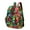Green, variant on New double-shoulder backpack with Chinese floral fabric elements in nylon, a personalized and fashionable bag for leisure travel