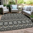 thumbnail image 6 of Addison Rugs Chantille Indoor/Outdoor Transitional Moroccan Charcoal Washable Rectangle Rug, 2'6" x 3'10", 6 of 6
