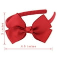 thumbnail image 2 of Diadema con hermoso lazo para el pelo de grogrén, diadema con lazo, diadema con lazo, accesorios para el cabello para niñas, rojo Ormromra WMZY-178-5, 2 of 3