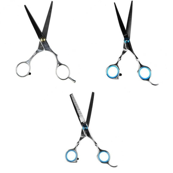 STARTIST 3Pieces 6Inch Hair Scissor Hair Cutting Thinning Shears for Salon Barber