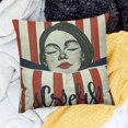 thumbnail image 2 of BANET Striped Throw Pillow Cover Decorative Pillow Case Standard Square Cushion Cover for Sofa Men Women and 24x24in, 2 of 5