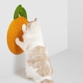 thumbnail image 2 of Tablero rascador Sunnimix para gatos de sisal montado en la pared naranja, 2 of 7
