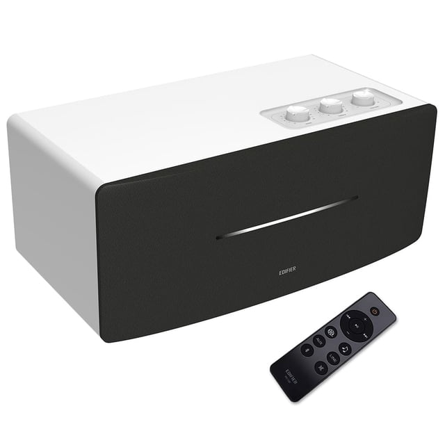 Bocina Bluetooth Edifier D12 Color Blanco Con Salida De Audio Edifier D12WH