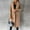 Khaki, variant on BLTIBY Women Coat Trench Jacket Fall Winter Solid Colour Button Thicked Long Peacoat Loose Cardigan Overcoat Long Sleeve Tops with Pockets Beige XXL