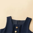 thumbnail image 4 of Gytharion Kids School Uniform Jumper Dresses for Girls 3-15 Years, Stylish Short Sleeve Lapel Top Sleeveless Dress with Necktie 3 Piece Sets Teen Girls Flowy A-Line Pleated Knee Length Dresses, 4 of 4