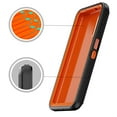 thumbnail image 6 of Xihaiying Samsung Galaxy A32 5G Case Heavy Duty Hard Shockproof Armor Protector Case Cover for Galaxy A32 5G Phone Case (Black+Orange), 6 of 8