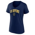 thumbnail image 2 of Women's Navy UC Irvine Anteaters Campus V-Neck T-Shirt, 2 of 3