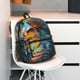 thumbnail image 5 of Fotbe Whimsical Goat Artist Mochila Ligera Casual para Laptop para Hombres y Mujeres, Mochila Impermeable de Uso Diario, Mochila para Universidad, 5 of 6
