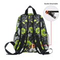 thumbnail image 5 of FORMRS School Backpack with Front Zippered Pocket 12" Student Travel Daypack, White Flower Pattern, 5 of 6