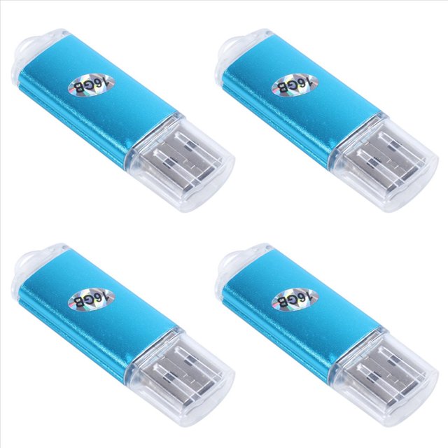 4X Usb Memory Stick Flash Pen Drive U Disk para Pc Tv Color: Azul Capacidad: 16Gb