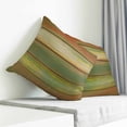 thumbnail image 3 of Sage Green Brown Pillow Covers 16x16 Inch Decorative Throw Pillow Cover, Country Vintage Ombre Wooden Grain Sofa Pillowcases Accent Cushion Case Home Decor Bedroom Living Room, 3 of 6