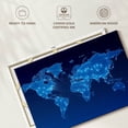 thumbnail image 6 of Elephant Stock Integrated Circuit World Map Wall Art - Horizontal Canvas Wall Art - Living Room Wall Decor - Map Canvas - Blue And Decor - 45" x 30", 6 of 8