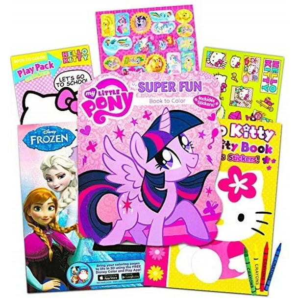 Download Coloring Books with Stickers Assortment ~ Hello Kitty ...