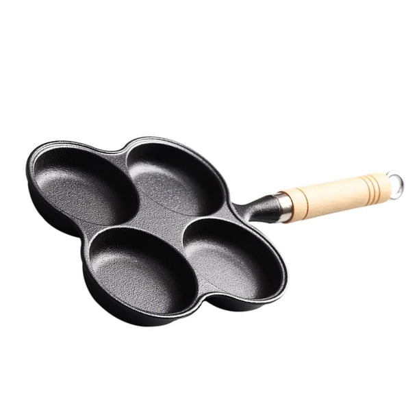 Sartén de Freír de Huevo, Sartén de Huevos Multifuncionales 4 Taza para la Cocinera de Induco