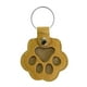 thumbnail image 2 of Llavero con forma de pata de perro y gato, regalo conmemorativo para perro, llavero de piel sintética hecho a mano con forma de animal. amarillo, 2 of 9