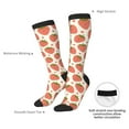 thumbnail image 6 of Salouo Hand Drawn Strawberry Print Women's Men's Ankle Socks 1-pack Casual Athletic Socks for Unisex Adult Moisture-Wicking Socks for Daily Wear/Running/Sport, 6 of 8