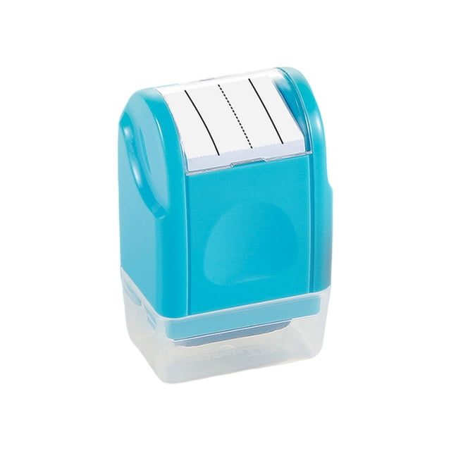 Estampador de línea en inglés Inteprter ABS color azul con mango de fácil agarre