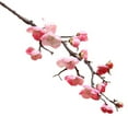 thumbnail image 2 of 5 Pack Faux Plum Blossom Artificial Plum Flowers Fake Plum Branches Long Stem Silk Plum Silk Simulation Flower Floral Arrangement for Home Wedding Table Decoration Accessory Party, 23.6”, 2 of 7