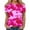 135# Hot Pink, variant on Camo Womens Casual Crew Neck Tshirt Smooth Fashion Short Sleeve Elastic T Shirt Tops Hot Pink XL