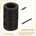 thumbnail image 2 of Uxcell 55 Yards Floral Bind Wire Wrap Twine, 2mm Floral Wire Vine Bind Wire Rustic Craft Wire for DIY Projects Flower Bouquet Making Wreath Gift Wrapping Wedding Decoration, Negro, 2 of 7
