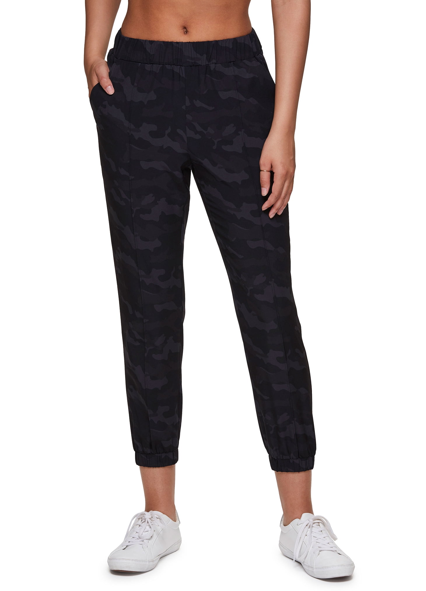 Casual Woven Ankle Camo Jogger Pant 