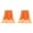 Orange 2PCS(27.56x19.69inch), variant on MZXELPRJD 2 Packs Throw Blanket Cozy Plush Blanket for Sofa Couch Bed Chair Thick Warm Blanket for Winter Soft Fuzzy Plush Twin Blanket for All Seasons 19.69X27.56inch