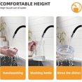 thumbnail image 2 of Solid Copper Sink Faucet, Lightweight Design, Drip-free Performance, Environmental Protection, Adjustable Water Flow, Perfect For Your Dream Kitchen (Chrome-plated Finish), 2 of 5