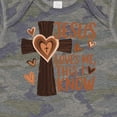 thumbnail image 4 of Inktastic Jesus Loves Me Christian Inspirational Boys or Girls Baby Bodysuit, 4 of 5