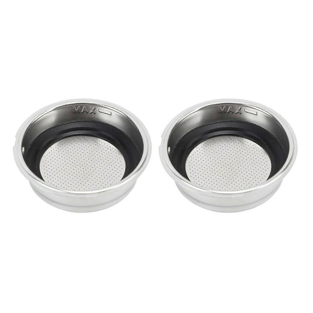 51mm Stainless Steel Reusable Filter Basket for Delonghi Semi-Automatic Coffee Machine, Single Cup