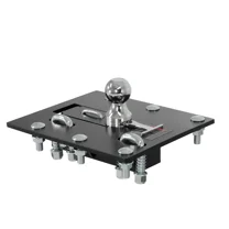 CURT 61052 Over-Bed Folding Ball Gooseneck Hitch, 30,000 lbs, 2-5/16-Inch Ball