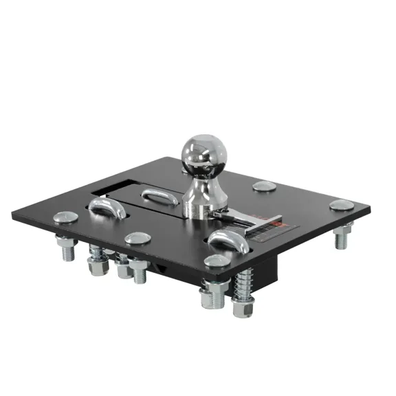 CURT 61052 Over-Bed Folding Ball Gooseneck Hitch, 30,000 lbs, 2-5/16-Inch Ball