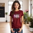 thumbnail image 3 of Playera Blusa Mama Mamá Fieramente Increíble – Estilo Animal Print con Actitud Color Shedron Talla Mediana Marca Emil SaEs, 3 of 4