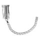 thumbnail image 4 of JOYARIS Pulsera Santa Muerte Esclava Zirconias Plata Solida Ley S925 Talla Largo/Ancho: 21.5 cm x 4 mm PT-0000727, 4 of 4